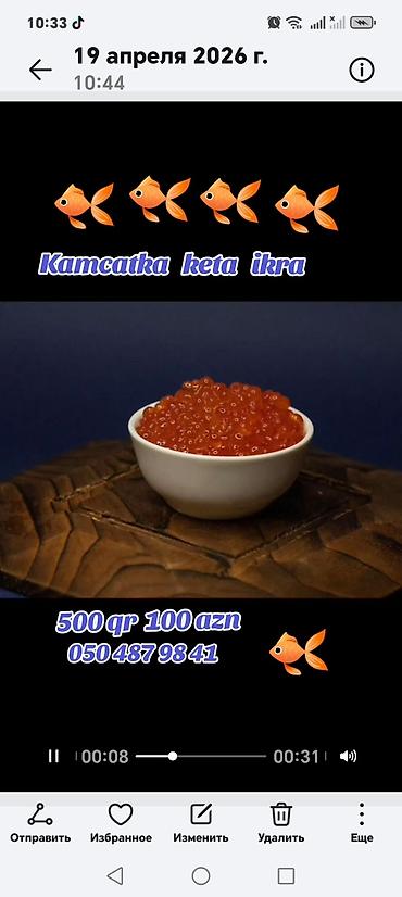 Qırmızı kürü: Kamçatka keta ikrası - Məhsul: Qırmızı keta (chum salmon) ikrası - — 3
