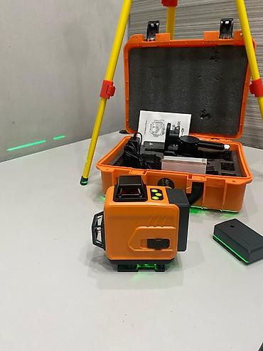 Лазерные уровни: Лазерный уровень Ланзан 4 D Полный Комплект. Адрес магазина : улица — 9