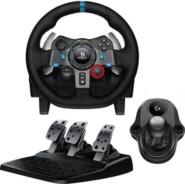 PS5 (Sony PlayStation 5): Logitech G29 Driving Force + Shifter Руль в почти идеальном состоянии