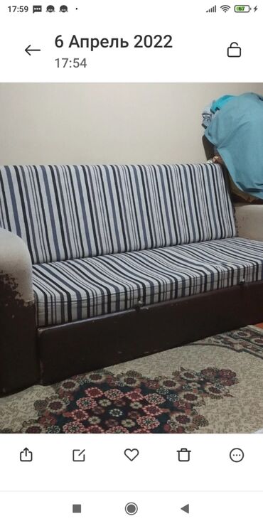 кровать трансформер бишкек в Кыргызстан | ДЕТСКИЕ КРОВАТИ: Продаю диван -кровать. В хорошем состоянии.Механизм (французская