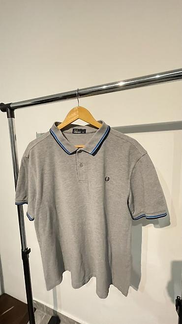 lanena košulja: Fred Perry muška polo majica, siva. - Model: klasična polo majica sa — 1