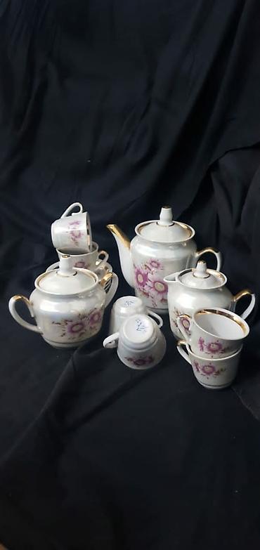 Наборы посуды: Фарфор Кофейный-чайный сервиз.Городницкий фарфоровый завод с клеймом — 2