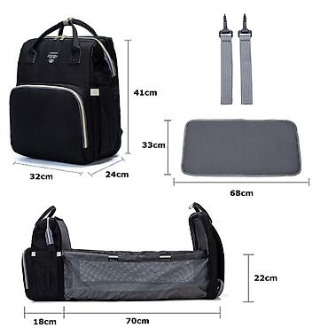 sara pantalone: BBO Torba za mame BT023 – Sport Mama Bag, siva Šifra proizvoda — 2