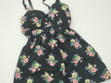 sukienki biała w kwiaty: Dress, S (EU 36), condition - Good