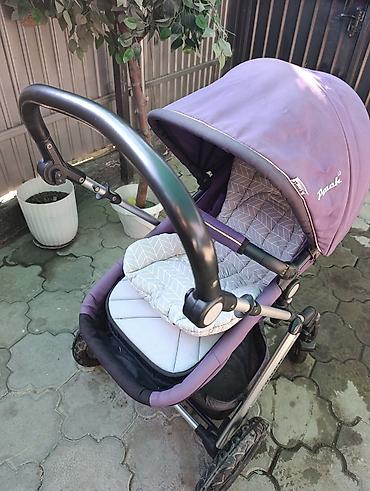 Коляски: Коляска, цвет - Фиолетовый, Б/у — 7