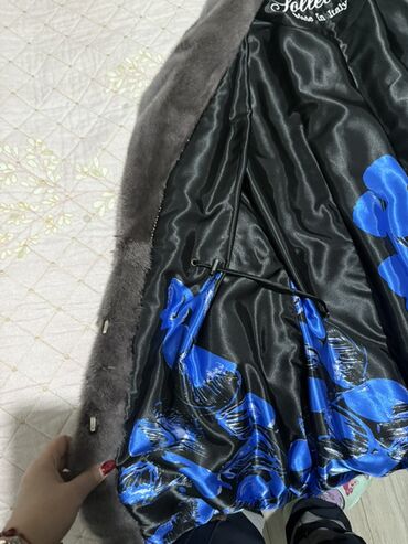 Kürklər: Solleciti (Made in Italy) qadın xəz palto - Material: təbii xəz — 7