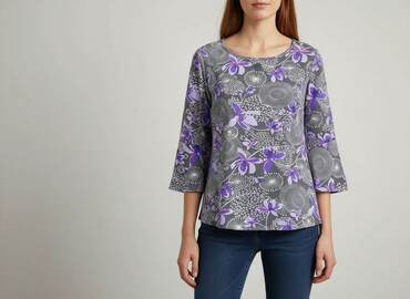 bluzki boho plus size: Жіноча блуза, розмір M