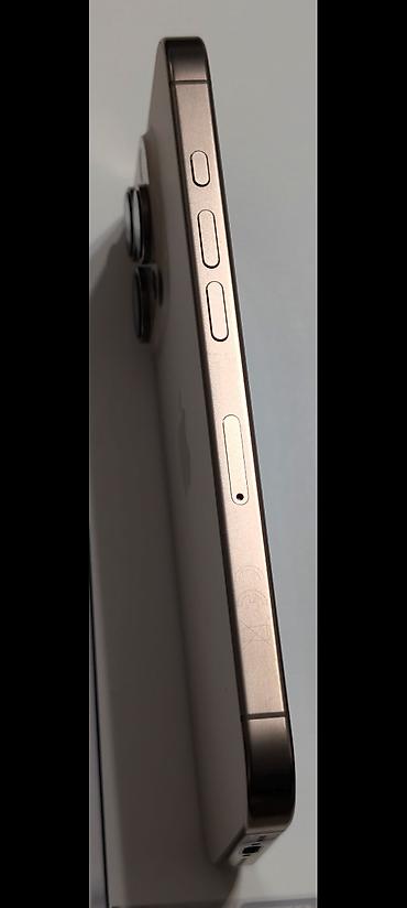apple watch бишкек цена: IPhone 16 Pro, Колдонулган, 256 ГБ, Desert Titanium, Каптама, Кабель, Куту, 93 % — 6