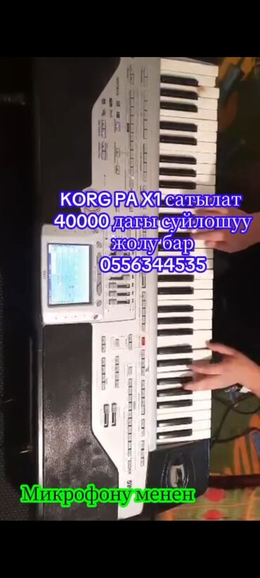 Синтезаторы: KORG PA X1 сатылат срочно. 
 номерине чалып сүйлөшсөңүздөр болот