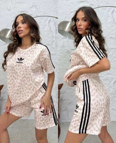 puma trenerke: Adidas, L (EU 40), Leopard, krokodil, zebra, bоја - Bež