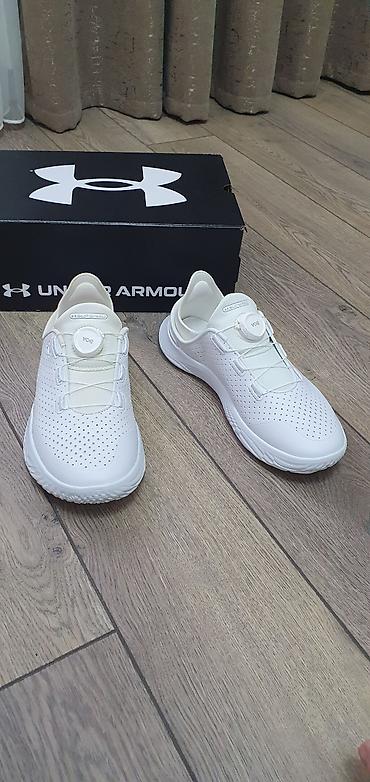 pull and: Кроссовки, 39, Under Armour, Новый, цвет - Белый, Самовывоз — 2