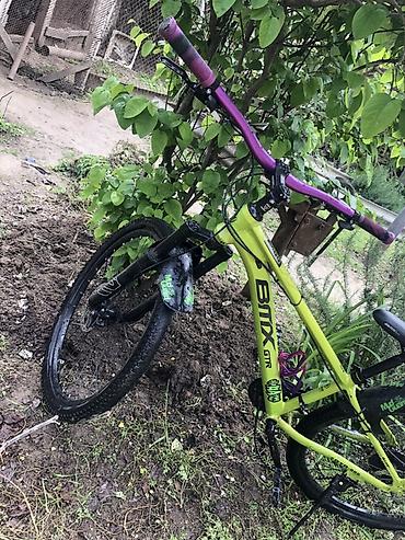 Dağ velosipedləri: BTMX GTR dağ velosipedi - Çərçivə: yüngül alaşımlı, lime-yaşıl rəng — 2