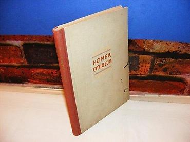 tipke: Homer odiseja 1951 mladinska knjiga ispisana posveta tvrd povez stanje — 1