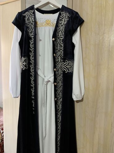 платия ош: Повседневное платье, Осень-весна, 5XL (EU 50)
