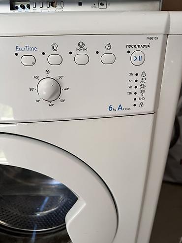 Elektronika: Paltaryuyan maşın Indesit, 6 kq, İşlənmiş, Avtomat, Qurutmasız — 4