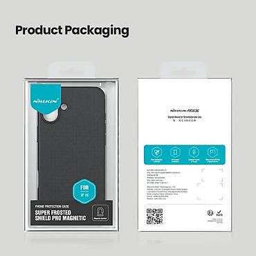 Maske i futrole za telefone: Futrola NILLKIN Super Frost Pro Magnetic za iphone 16 (6.1) crna. Uz — 13