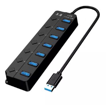 hdmi usb: USB Hub 3.0 с 7 портами и выключателями к каждому порту. Цена: 750