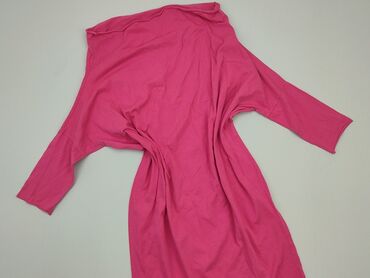 różowa sukienki satynowa: Sukienka, L, stan - Dobry