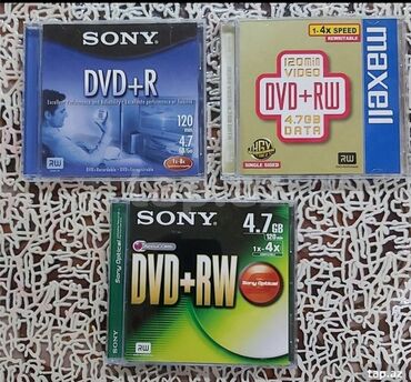 idman trenajorları nin satışı: Satılır təzə orijinal DVD disklər. DVD-R 3 ədəd, 1 ədədi 1azn DVD+R 2