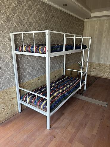 спальный мешок ош: Двухъярусная металлическая кровать - Прочная сварная рама из — 1
