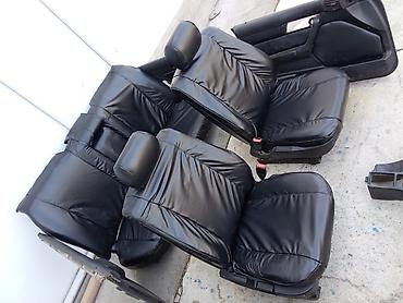 Двери и комплектующие: Кожаные сидение и карты и торпеда от бмв е 34 салон е 34 черное — 14