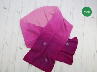 Женский фиолетовый шарф с градиентом    Размер: 145 х 25 см  Состояние