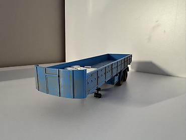 кыш: МАз-5205 бортовой полуприцеп модель 1:43 С мини кирпичами из гипса — 4