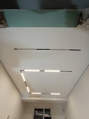 Трековые светильники и споты: Натяжные потолки, глянец, матовый, сатиновые, 3Dпотолки, световой — 13