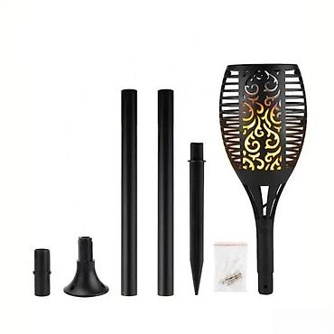 Baštenska rasveta: Solarna LED baštenska baklja – efekat treperave vatre - Dekorativna — 13