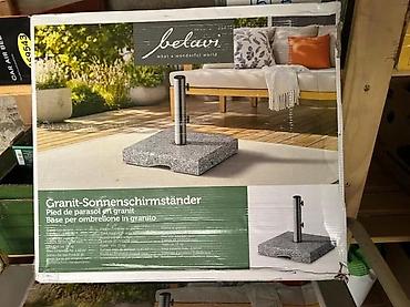Suncobrani, tende i paviljoni: Granitno postolje za suncobran – Belavi - Masivna kvadratna baza od — 4