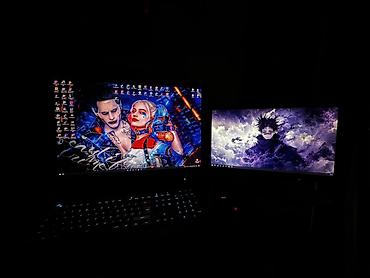 Masaüstü kompüterlər və iş stansiyaları: İki monitorlu oyun/iş stansiyası – tam masaüstü PC komplekti (Ps5 — 1