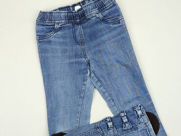 spodenki jeansowe z frędzlami: Jeans, Next, 8 years, 128, condition - Fair