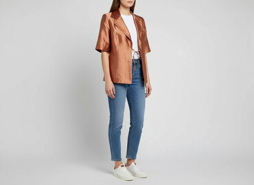 kurtka puchowa marks and spencer: Піджак жіночий, розмір L