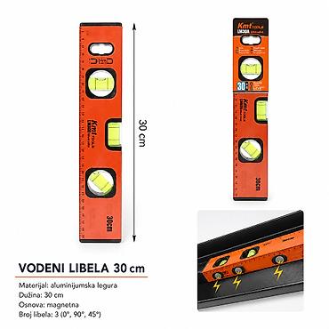 KMT 21B narandžasti libela 30 cm Vodeni libela za precizno