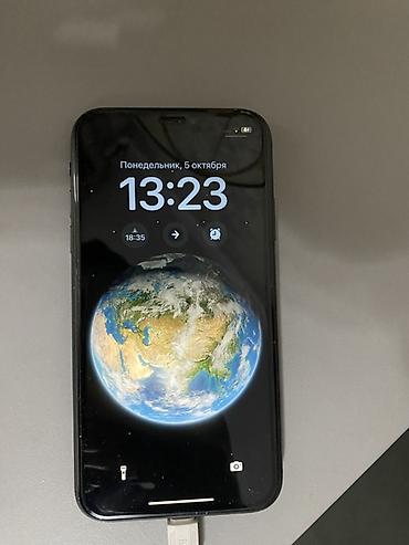 IPhone Xr, Б/у, 128 ГБ, Черный, Кабель, 100 %