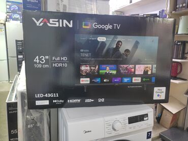 тв hd: Телевизор Yasin 43 дюйма 43G11 на базе Андроид 11 Красивый телевизор