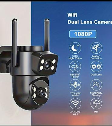 guzgu kamera: WiFi kamera teze qutunun icinde. 2 kamerali — 1