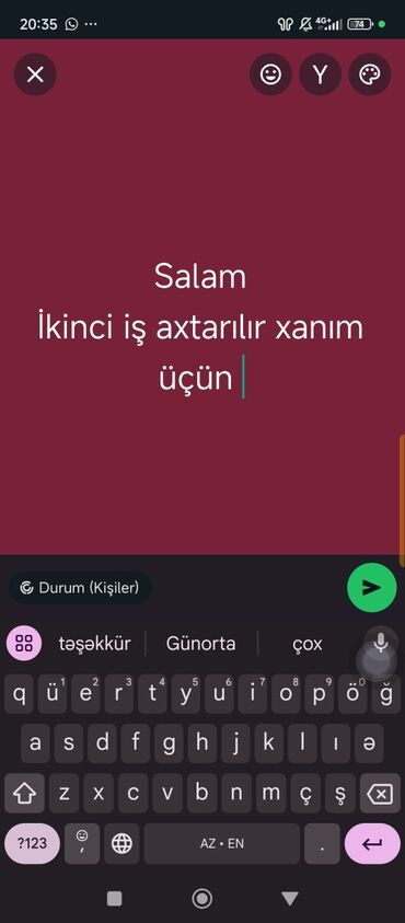 kuryer is elanlari 2022: Salam özüm magazada satıcıyam Maddi durumdan yana əlavə işdə işləmək