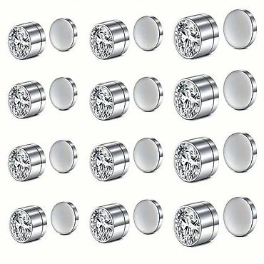 Personal Items: Minđuše na magnet (Nisu potrebne bušene uši) Dimenzije:3mm,4mm,5mm — 3