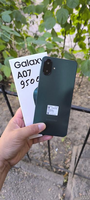 tab s 7: Samsung Galaxy A07, Б/у, 128 ГБ, цвет - Зеленый, 2 SIM — 2