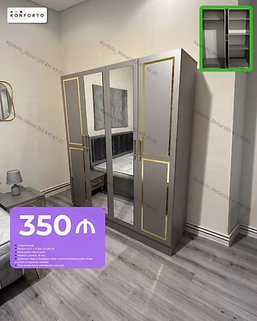 Düz dolab, Yataq otağı üçün, Paltar üçün, Açılan, Korpuslu, 4 qapılı lalafo.az -da Düz dolab, Yataq otağı üçün, Paltar üçün, Açılan, Korpuslu, 4 qapılı