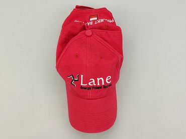 czapki czerwone: Czapka z daszkiem Bawełna, stan - Dobry