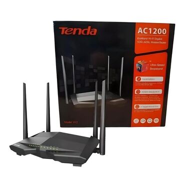 gpon modem: Tenda modem. İşlənmişdi (1ay istifadə edilib). 5G dəstəkləyir