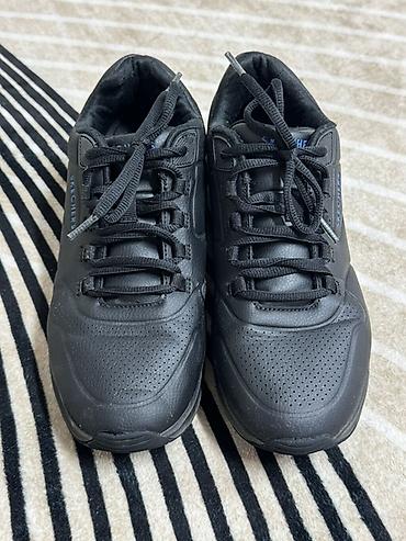 норк бу: Мужские кроссовки, 39.5, Skechers, Б/у, цвет - Черный, Самовывоз, Бесплатная доставка — 3