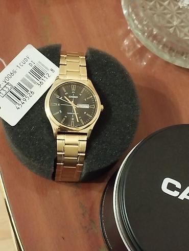 CASIO MTP-V006G-1CUDF kişi qol saatı - Korpus və qolbaq: qızılı