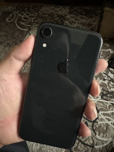 IPhone Xr, Б/у, 64 ГБ, Черный, Защитное стекло, В рассрочку, 80 %