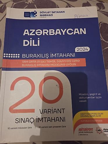 Testlər: Məhsul: “Azərbaycan dili – Buraxılış imtahanı 2024” vəsaiti — 1