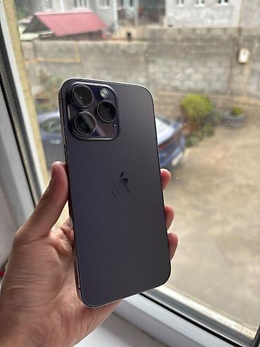 Apple iPhone: IPhone 14 Pro Max, Б/у, 128 ГБ, Deep Purple, Защитное стекло, Чехол, 100 % — 2