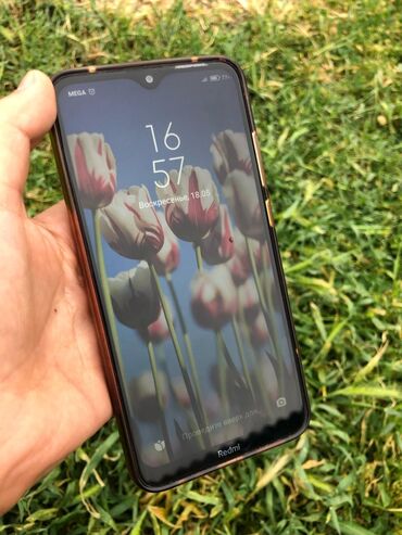 телефон арзан бу: Redmi, Redmi 8, Б/у, 64 ГБ, цвет - Голубой, 2 SIM