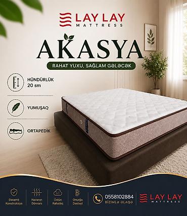 Matraslar: Yeni, Ortopedik matras, İki nəfərlik — 1